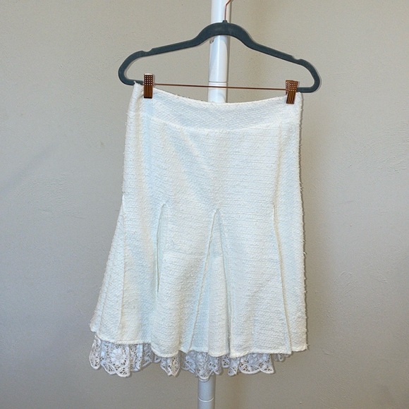 Louis Verda White Skirt Size Small - Picture 1 of 4